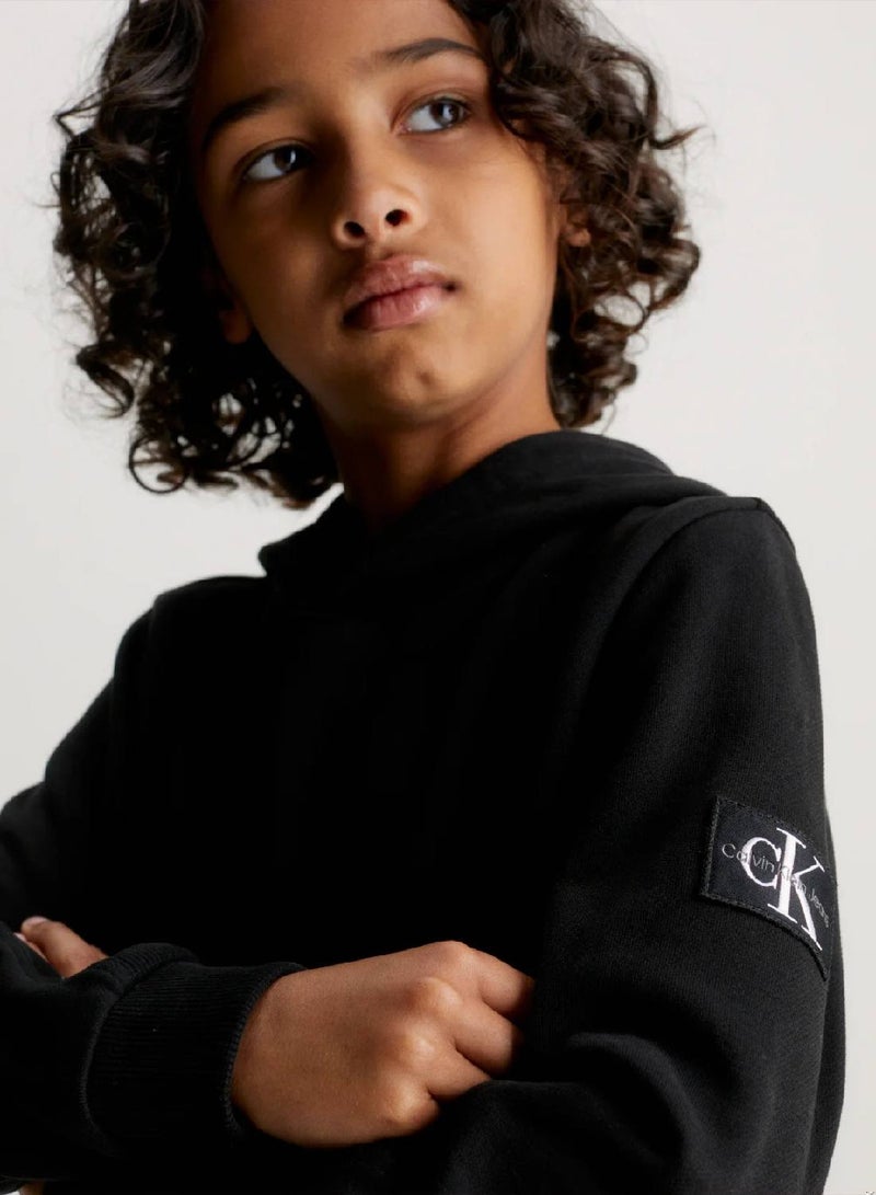 كالفن كلاين جينز هودي من قماش تيري باهت - Image 3