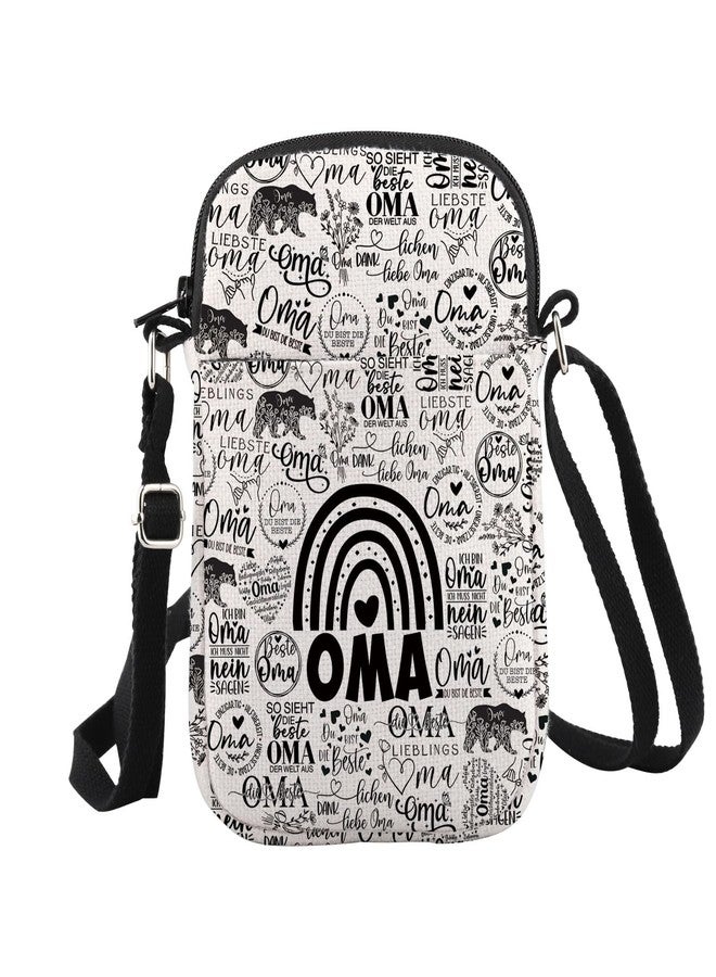 WCGXKO Oma Crossbody Bag Oma Birthday Gift Funny Oma Gift Best Oma Ever Gift for Grandma Oma (Best Oma Cr) - Image 1