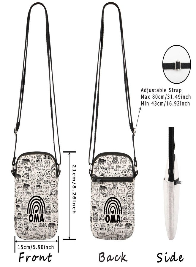 WCGXKO Oma Crossbody Bag Oma Birthday Gift Funny Oma Gift Best Oma Ever Gift for Grandma Oma (Best Oma Cr) - Image 2