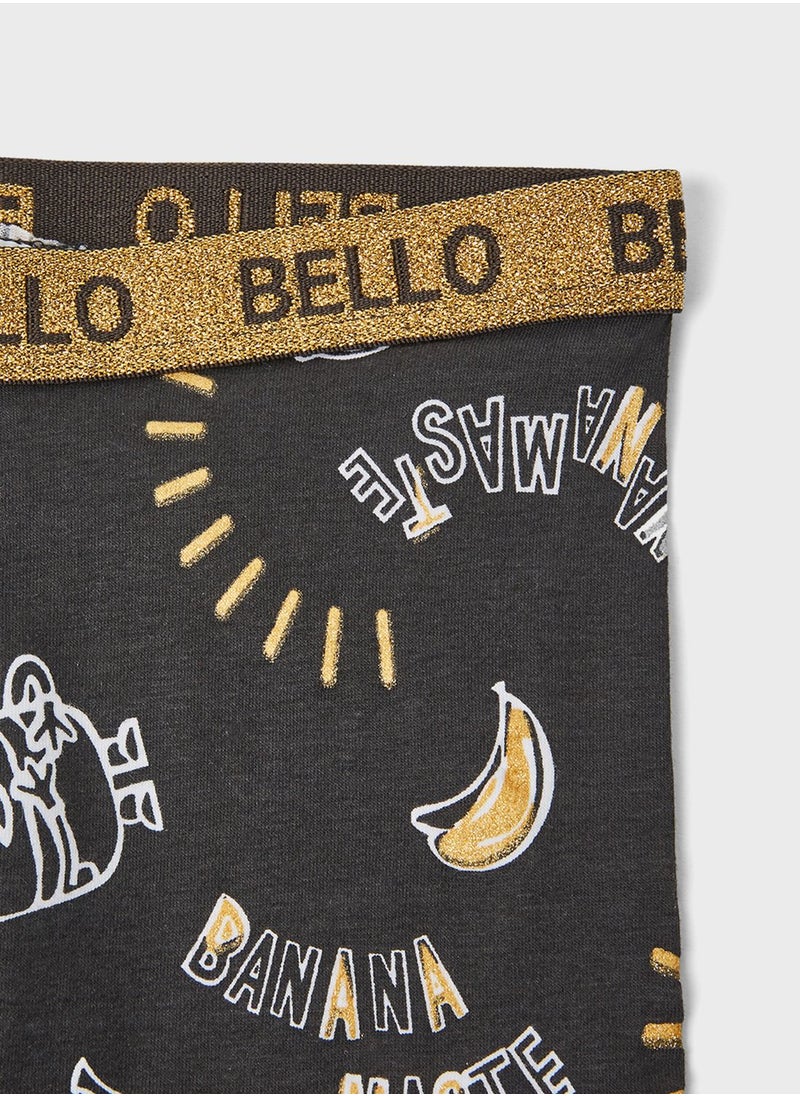 SMYK Kids Cartoon Print Skinny Leggings  - Image 3