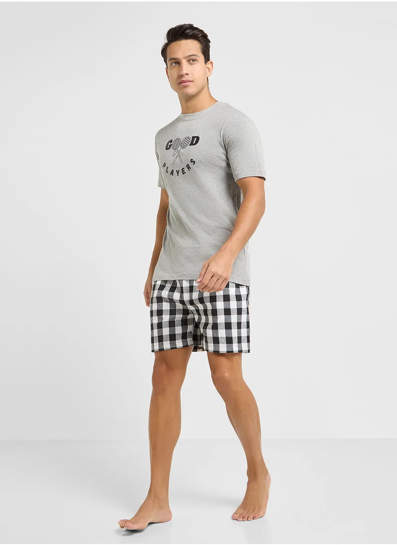 Seventy Five Nightwear T-Shirt & Shorts Sets