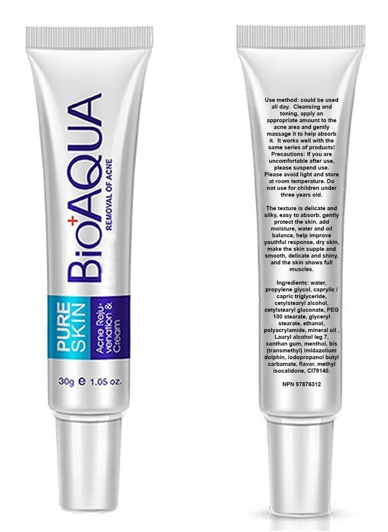 Acne Removing, Rejuvenating Cream, Acne Shrinking Pore Controlling, Moisturizing Papaya Cream 30g