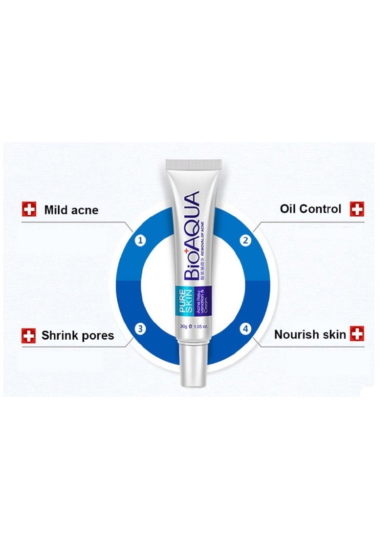 Acne Removing, Rejuvenating Cream, Acne Shrinking Pore Controlling, Moisturizing Papaya Cream 30g