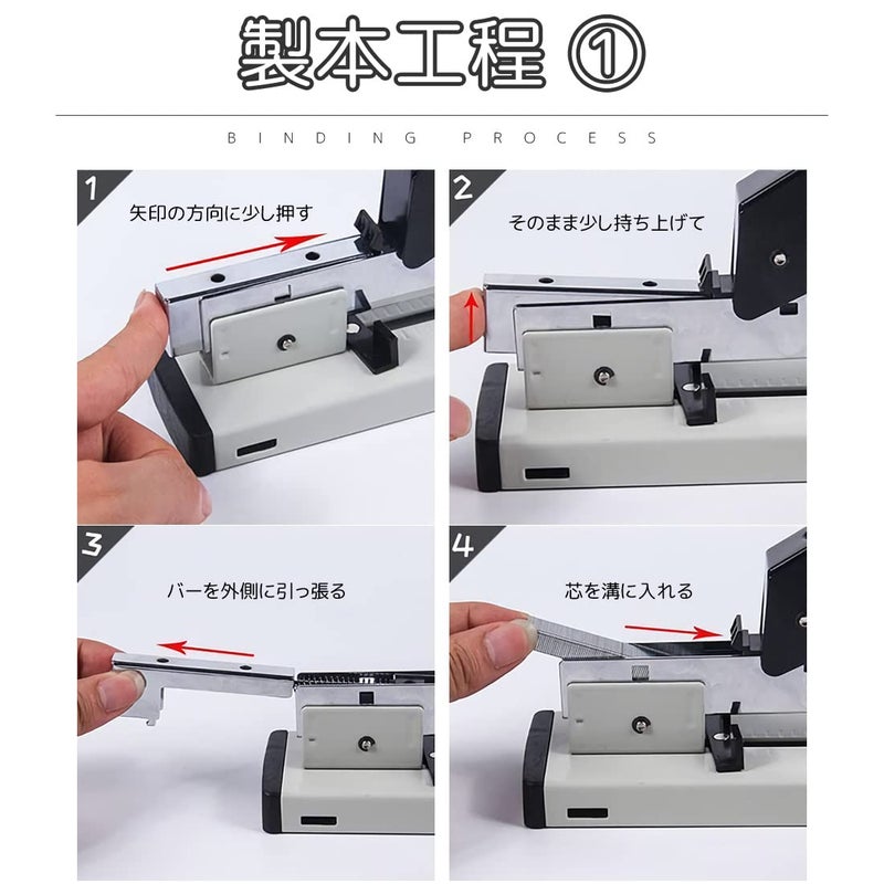 EINEY Large Stapler 100 Sheets - Desktop Stapler for Business Use - Binds up to 100 Sheets [Includes 1 Box of Staples] - Image 4