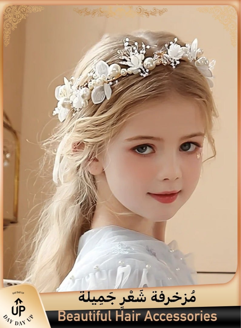 حزمة شعر البنات ، مقاطع شعر الأطفال في الجزء الخلفي من الرأس ، حزمة شعر مضادة للانزلاق واكسسوارات الشعر للتصميم ، اكسسوارات شعر البنات المألوفة لإدارة الشعر - Image 1