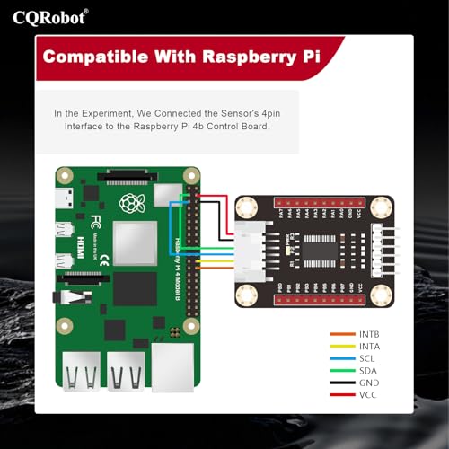 CQRobot MCP23017 IO Expansion Board Compatible with Raspberry Pi/Micro:bit/Arduino/STM32. I2C Interface Control, 2 Signal Pins Increase to 16 Input/Output Pins, Supports UP to 8 Simultaneous Uses. - Image 4