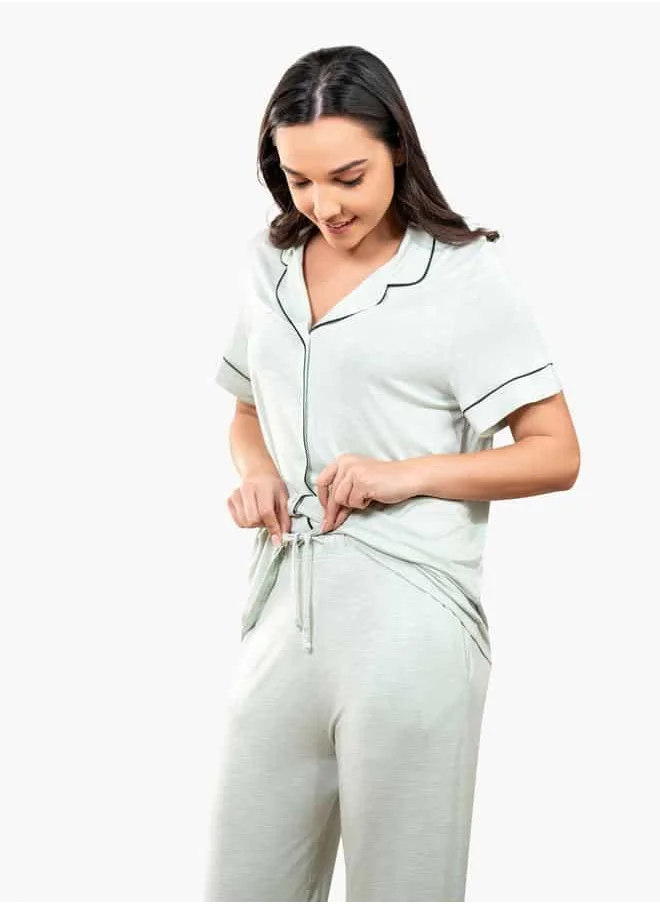 Aadaraya Ss Classic Long Pj Set For Female