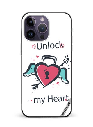 Protective Case Cover For Apple iPhone 15 Pro Max Unlock My Heart Design Multicolour - pzsku/ZFD4A39F34AF1523F5C77Z/45/_/1701012528/13c383b4-6dbb-423e-9f95-3c26c32b37a7