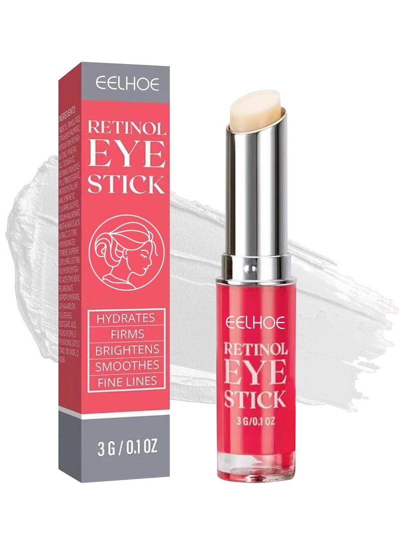 EELHOE Retinol Eye Cream, Under Eye Firming Stick 0.1 oz | Retinol Eye Stick for Dark Circles, Retinol Eye Cream for Wrinkles, Lokoo Firming Stick - Image 1