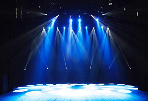 Yeele 7x5ft Free Stage Concert Backdrop Night Show Entertainment Discos Party Club Spotlight Lights Background for Photography Adult Portrait Photo Booth Video Shooting Vinyl Studio Props - Image 1