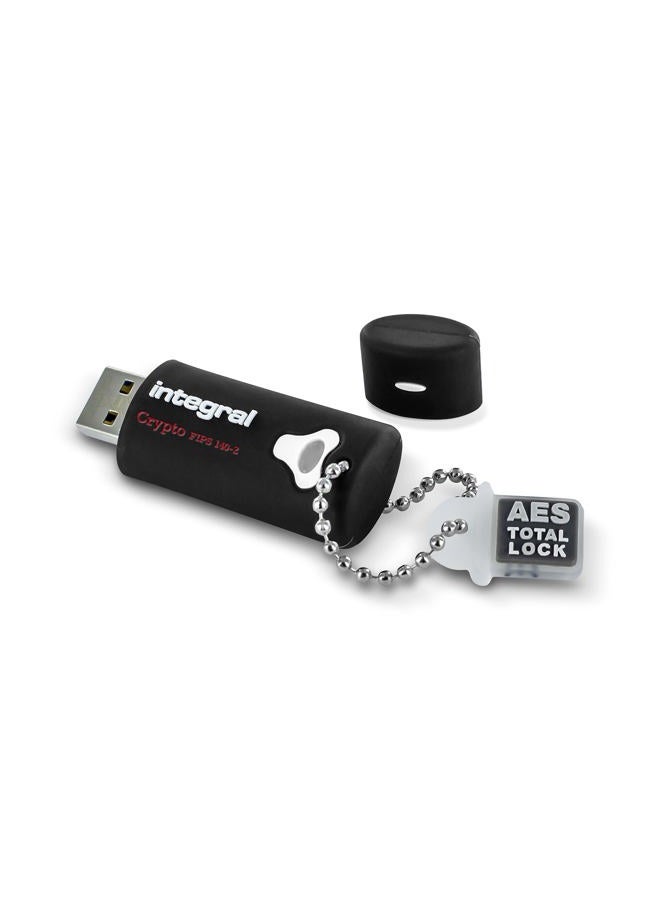 Integral 8GB Crypto-140-2 256-Bit Hardware Encrypted 3.0 USB Secure Flash Memory Drive - Certified to FIPS 140-2 Level 3, Brute-Force Password Attack Protection & Rugged Triple-layer Waterproof Design - Image 1
