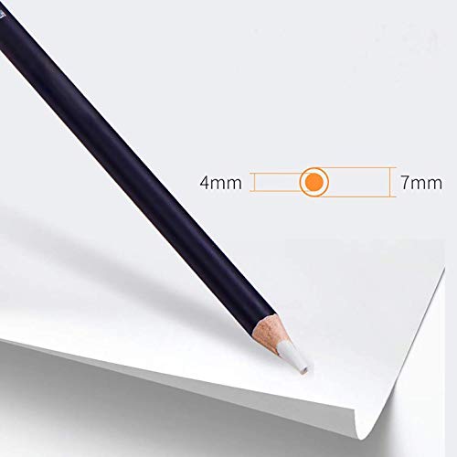 Chrome Artist Sketch Eraser Pencils 6Pcs - Image 2