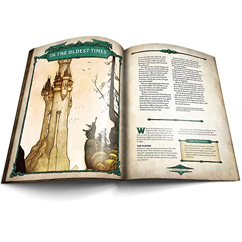 Flat River Group Dragonbane: RPG Quickstart Guide - RPG Booklet, Free League Publishing, Introductory Story,Green - Image 2