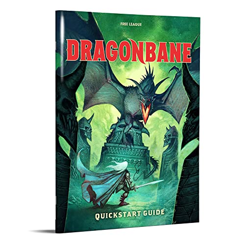 Flat River Group Dragonbane: RPG Quickstart Guide - RPG Booklet, Free League Publishing, Introductory Story,Green - Image 1