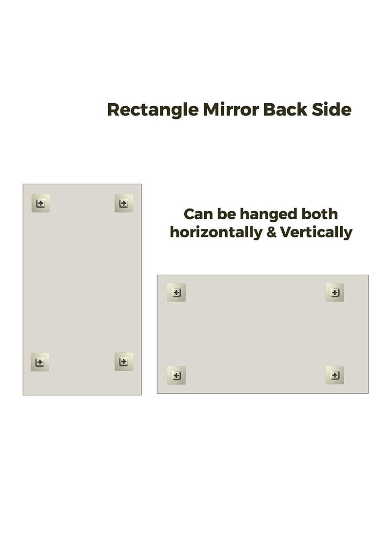 Creative Arts n Frames Creative Arts n Frames 5mm Long Big Size Beveled Smooth Edges Rectangular Wall Mount Mirror 24x36 inch  - Image 2