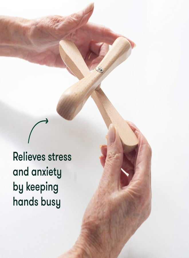 Relish - Adult Fidget Toys, Spin Fidget Widget Wooden Toy – Alzheimer's & Dementia Sensory Products, Activities for Elderly/Seniors - Image 2