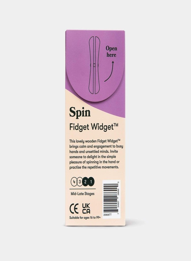 Relish - Adult Fidget Toys, Spin Fidget Widget Wooden Toy – Alzheimer's & Dementia Sensory Products, Activities for Elderly/Seniors - Image 5