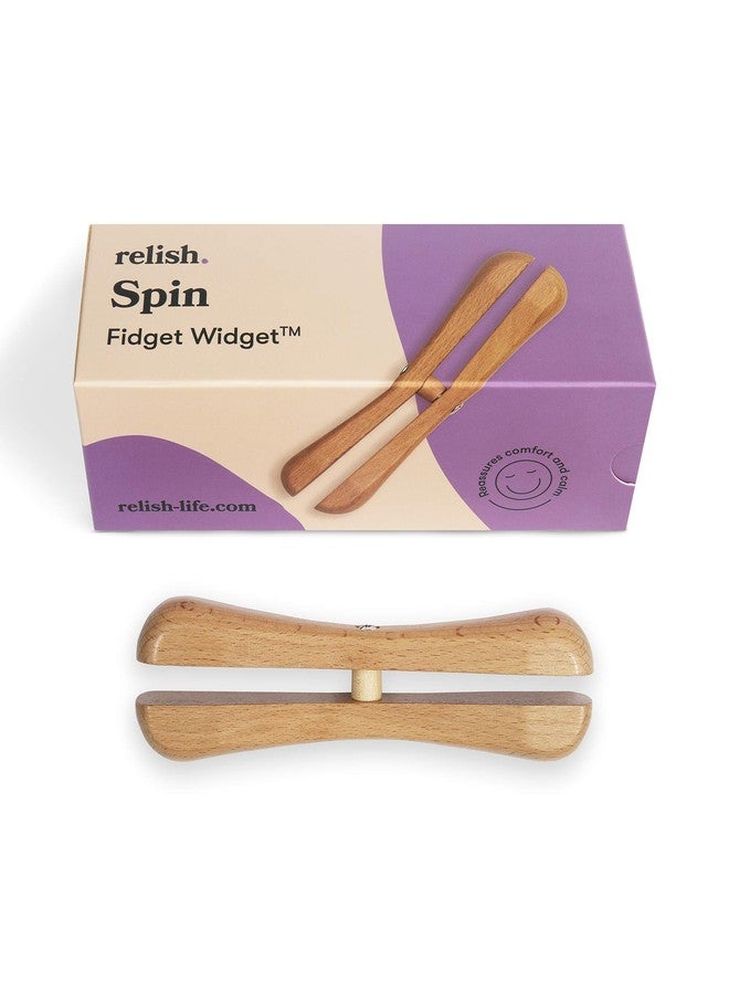 Relish - Adult Fidget Toys, Spin Fidget Widget Wooden Toy – Alzheimer's & Dementia Sensory Products, Activities for Elderly/Seniors - Image 1