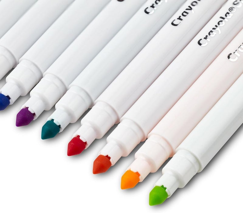 Crayola أقلام كرايولا القابلة للغسل، نصائح سوبر، أقلام باستيل، 20 قطعة - Image 3