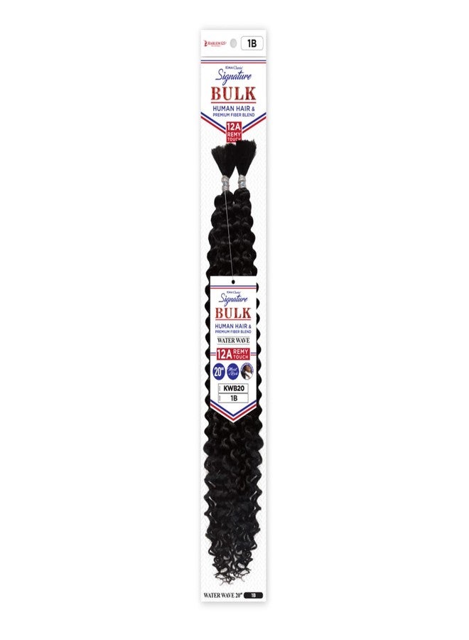 Harlem 125 Harlem125 Human Hair Blend Braids Kima Signature Bulk Water Wave 20" (pack of 3, 1) - Image 1