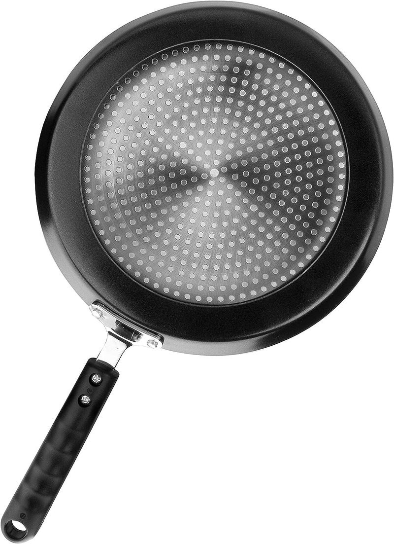 IBILI Nonstick Crepe Pan 9-Inch | Made in Spain | Induction Compatible Tawa Griddle for Pancakes, Dosa, Roti, Tortilla, and Eggs, Flat Frying Skillet, PFOA Free, Stay-Cool Handle - Image 3