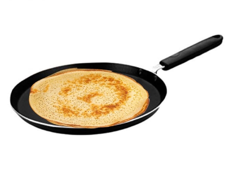 IBILI Nonstick Crepe Pan 9-Inch | Made in Spain | Induction Compatible Tawa Griddle for Pancakes, Dosa, Roti, Tortilla, and Eggs, Flat Frying Skillet, PFOA Free, Stay-Cool Handle - Image 1