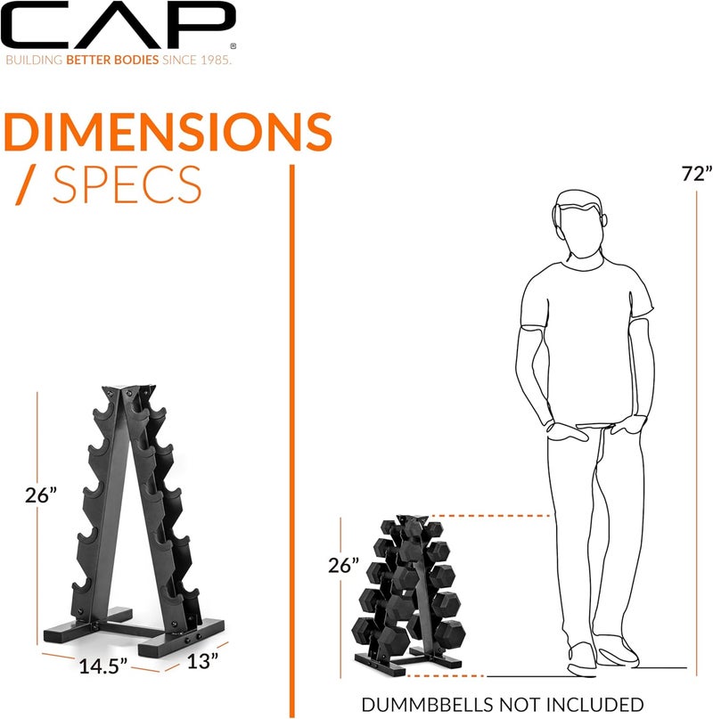 CAP Barbell حامل أوزان الدمبل على شكل A | سلسلة الألوان - Image 4