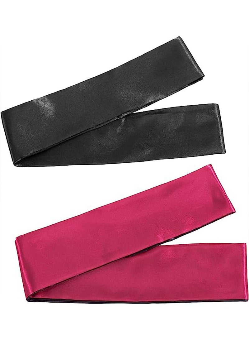 2 قطعة من الحرير الطبيعي النوم العين قناع - Image 4