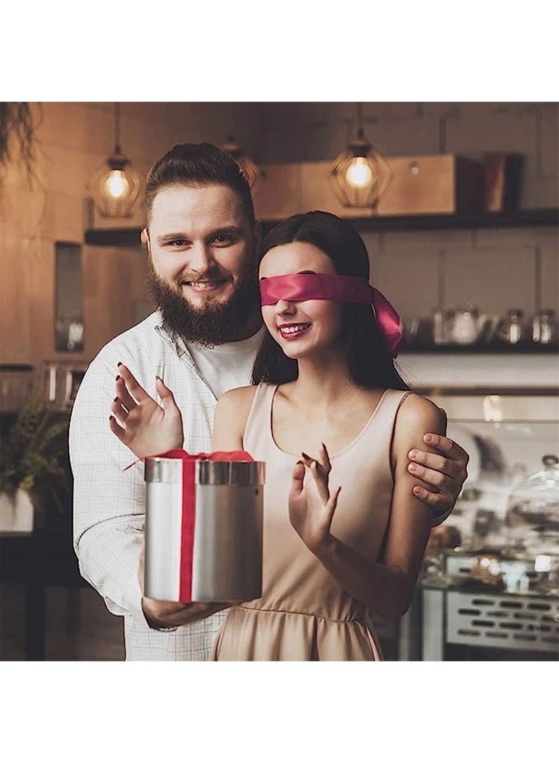 2 قطعة من الحرير الطبيعي النوم العين قناع - Image 2