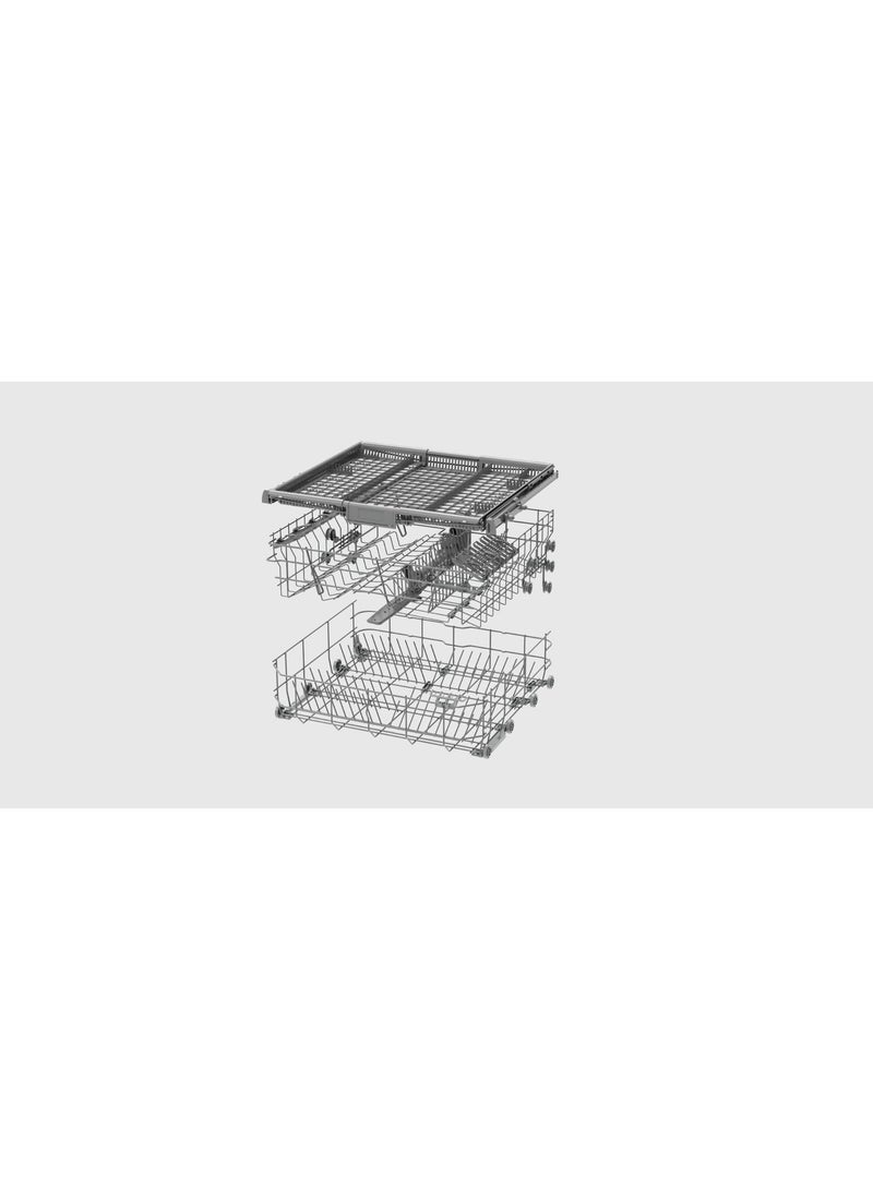 Hisense Dishwasher Machine 16 PCS 8 Program 3 Basket, Auto Open, Self Clean Filter 9 L HS643C90BSA Matte Black - Image 5
