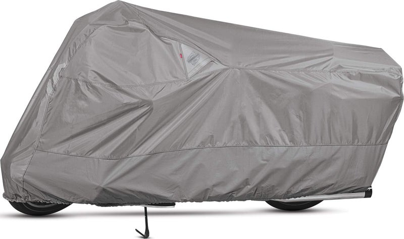 Dowco Guardian 5000407 Professional Grade WeatherAll Plus IndoorOutdoor Waterproof Motorcycle Cover Grey XLarge