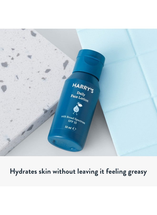 هاري لوشن هاري للوجه - مرطب للوجه بعامل حماية من الشمس 15، 1.7 أونصة سائلة (عبوة من قطعتين) - Image 3