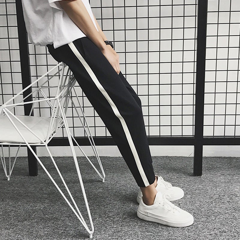 2025 Work Mens Site Clothes Work Building Ground Thin Summer Pants Mens Pants Breathable plus size Sports Pants One-Pole Straight Black Casual Pants