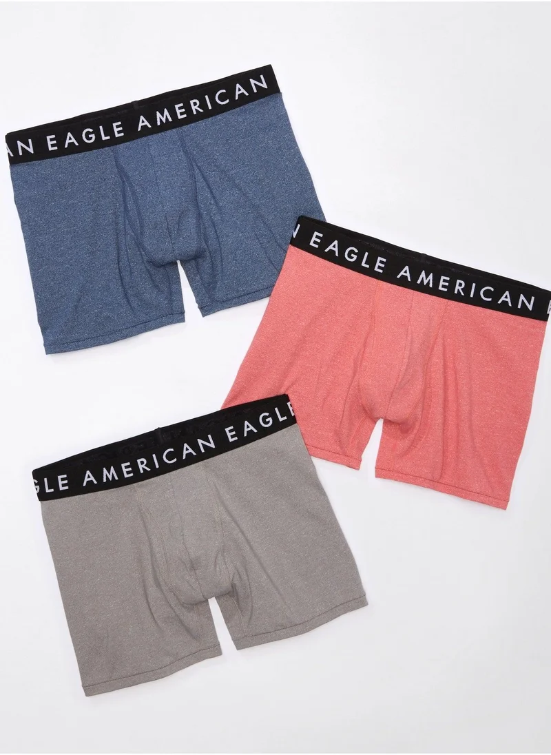 امريكان ايجل 3 Pack Logo Band Trunks