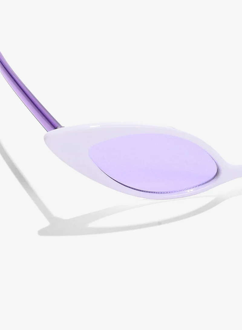 Haute Sauce Purple Lens Purple Cateye Sunglasses