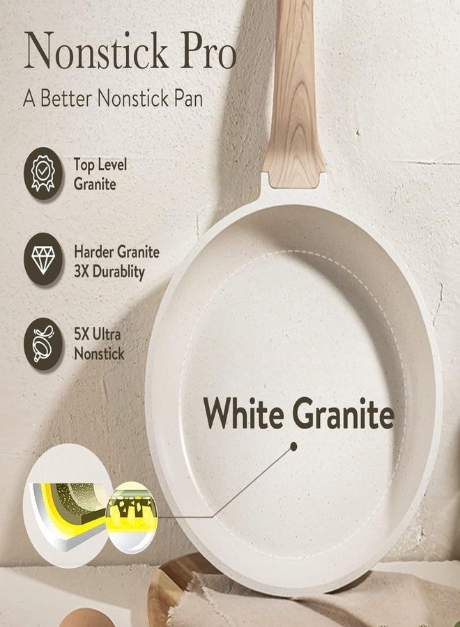 JIGVA Healthy Cooking 24cm Frying Pan – Less Oil Use, Marble Non-Stick Coating, Scratch Resistant, Induction Base, Easy Clean, Free Trivet, Ergonomic Handle, Durable Forged Aluminum Skillet - Image 5