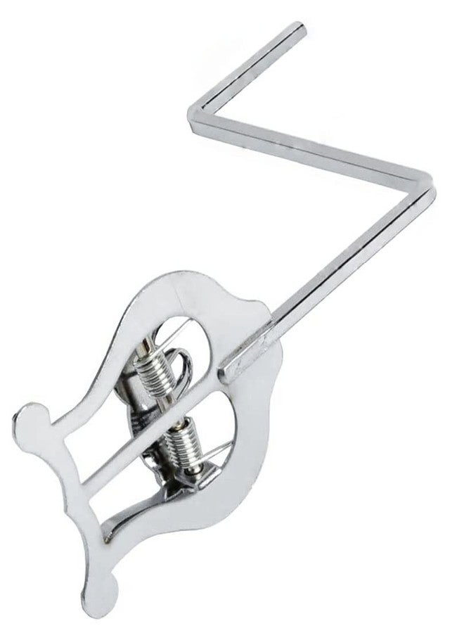 Jiayouy Nickel-Plated Saxophone Marching Lyre Music Sheet Clip for Alto Tenor Saxophone Silver - Image 2