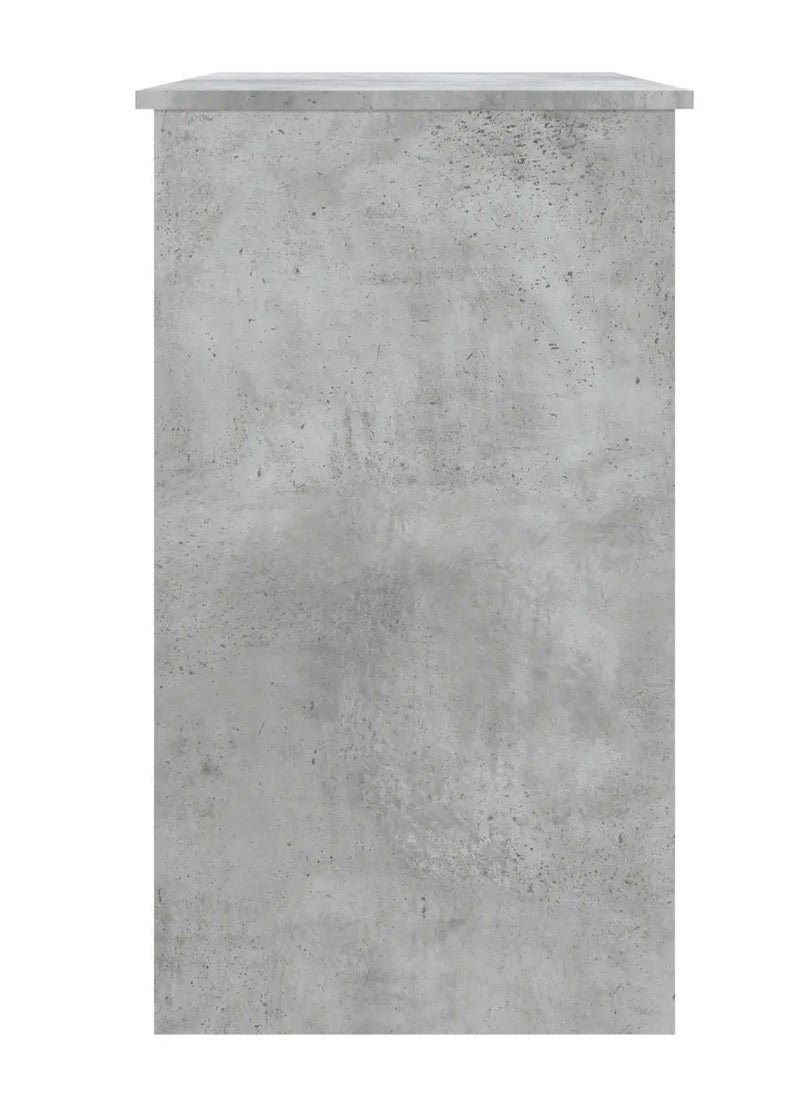 فيداكسل مكتب أنيق باللون الرمادي الخرساني مقاس 90×45×76 سم مصنوع من الخشب الهندسي  - Image 4