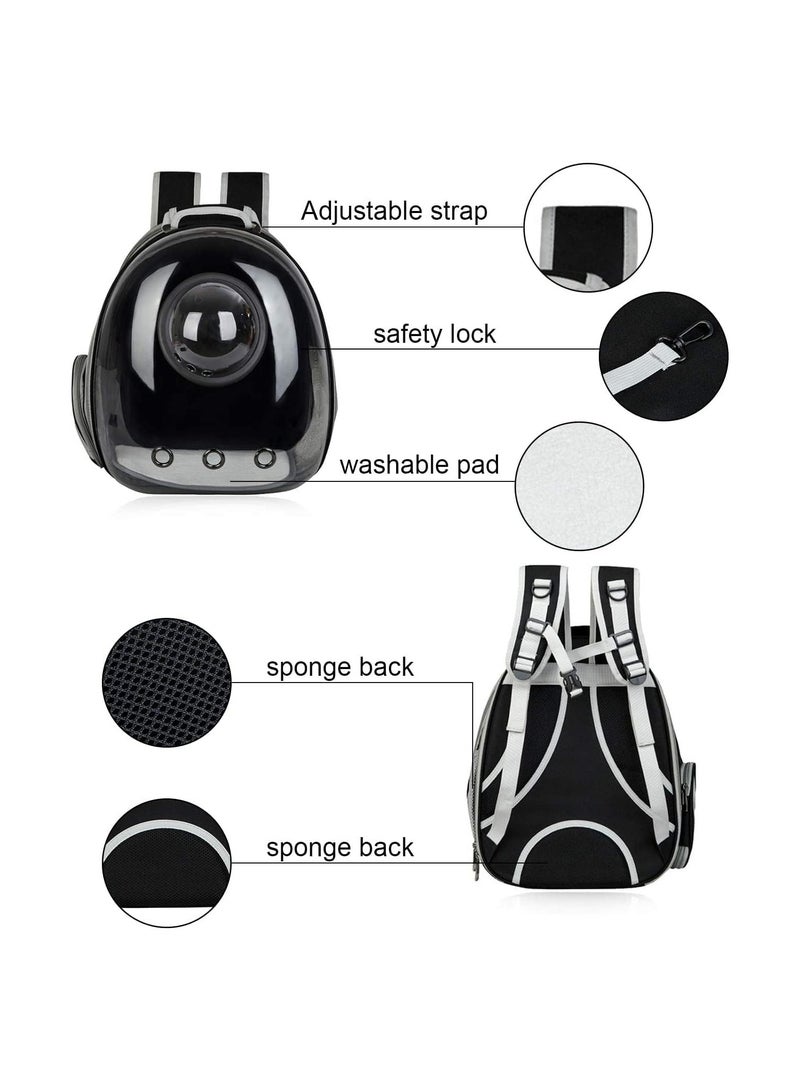 Cool Baby Style Transparent Pet Backpack Portable Cat Bag and Dog Bag when Going Out - Image 4