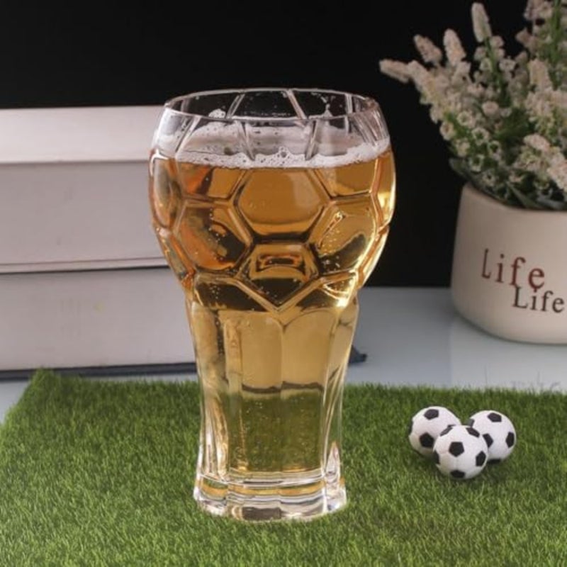Soccer Themed Beer Glass, 2026 Trophy Shaped Drinking Cup for Viewing Parties, Soccers Shaped Glasses Cup for Dads and Boyfriends, Unique Soccer Fan Gift, Perfect Football Beer Glass for Men - Image 4