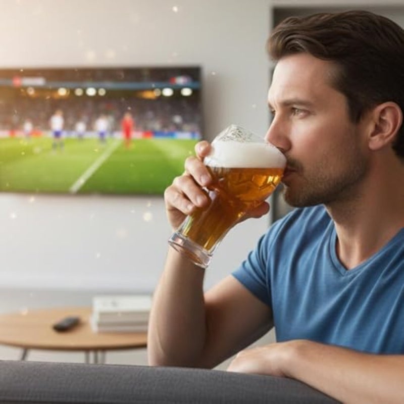 Soccer Themed Beer Glass, 2026 Trophy Shaped Drinking Cup for Viewing Parties, Soccers Shaped Glasses Cup for Dads and Boyfriends, Unique Soccer Fan Gift, Perfect Football Beer Glass for Men - Image 3