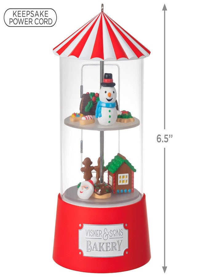 Hallmark Keepsake Christmas Ornament 2021, Seasonal Smorgasbord Season's Treatings Ornament with Motion - Image 5