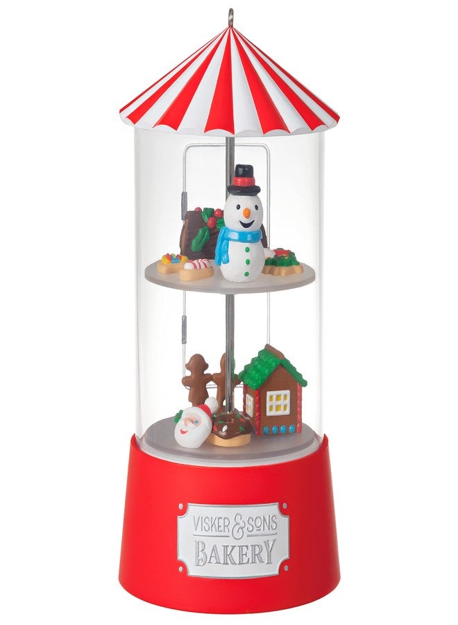 Hallmark Keepsake Christmas Ornament 2021, Seasonal Smorgasbord Season's Treatings Ornament with Motion - Image 1