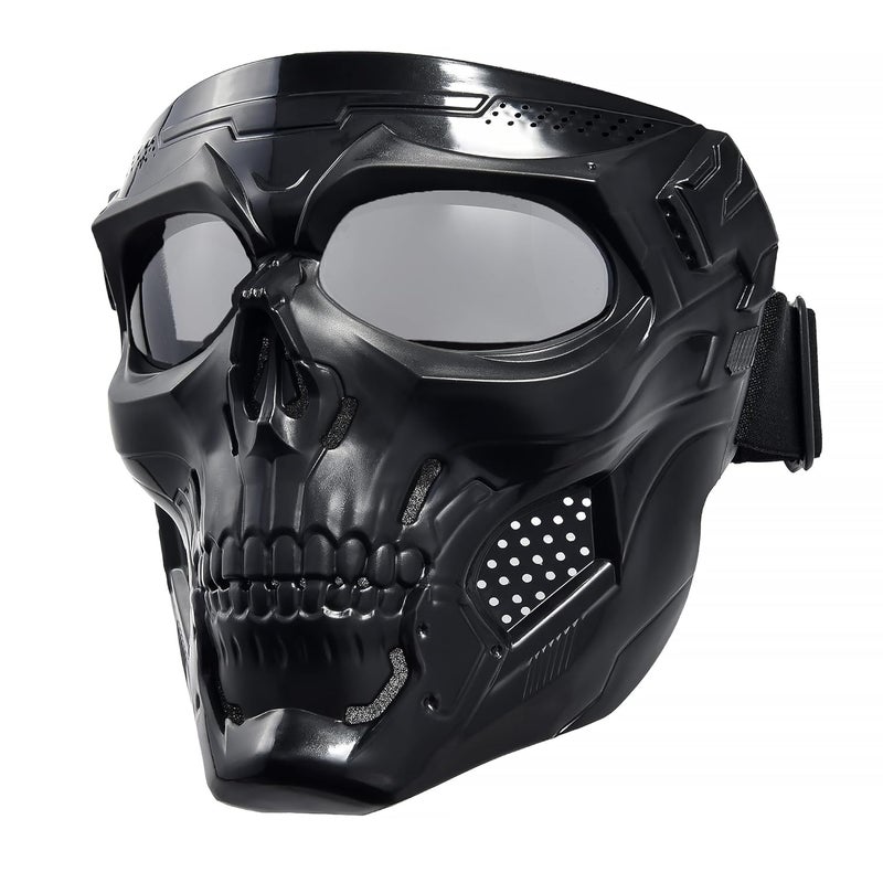 PLOOTA Skull Full Face Mask for Paintball - Image 1
