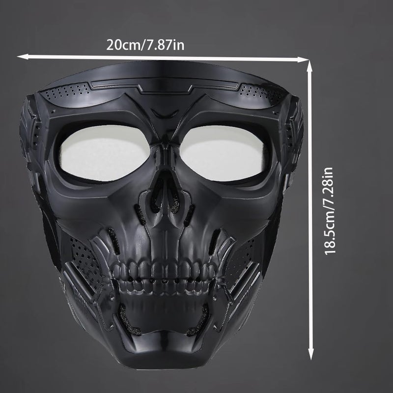 PLOOTA Skull Full Face Mask for Paintball - Image 5