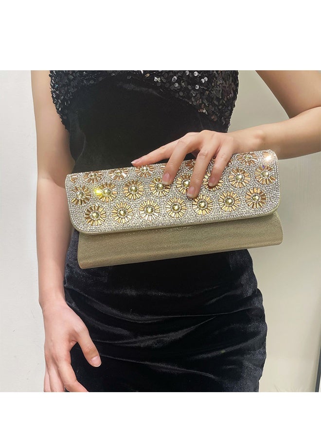 DUNISO Women's Clutches, Shoulder Crossbody Evening Bag, Large Capacity Bag, Suitable For Party, Wedding, Banquet, Prom,Chain Shoulder Bag, Cross-Border - Image 4