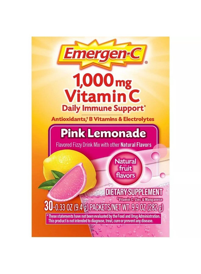 Alacer Emergen C Pink Lemonade 30 PKT - Image 1