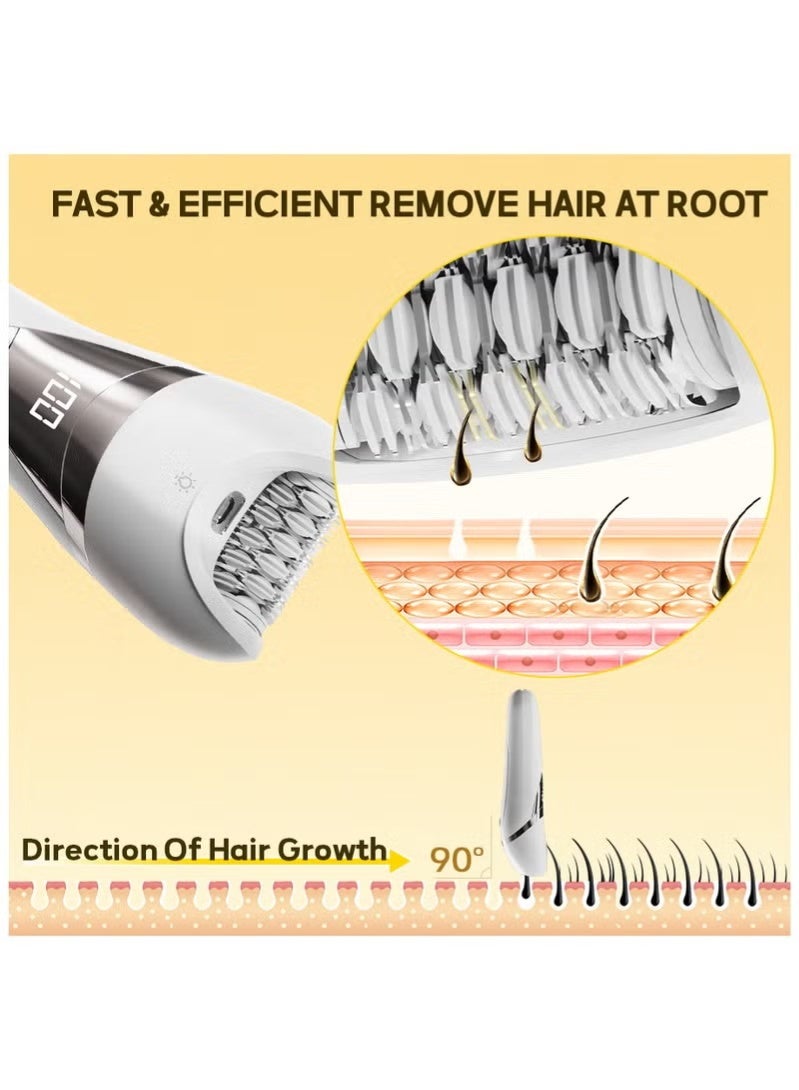 CLIPCLEAN Epilator for Women, Hair Removal Device, Women Shaver & Trimmer, Wet and Dry, Digital Power - Image 5