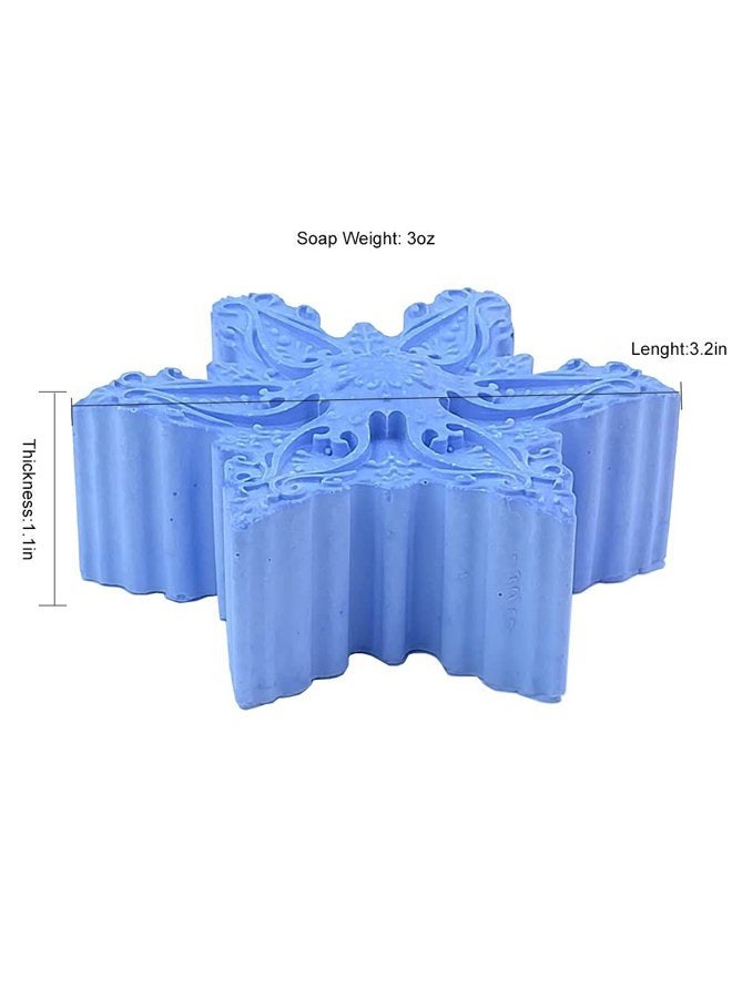 Monqui (Snowflake02) - Snowflake Silicone Mould for Handmade Soap, Crafts, Candle, Chocolate, Muffins, Ice - Image 4