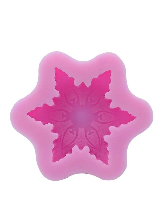Monqui (Snowflake02) - Snowflake Silicone Mould for Handmade Soap, Crafts, Candle, Chocolate, Muffins, Ice - Image 5